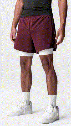 Men's 5-Inch Athletic Mesh Shorts with Built-In Liner