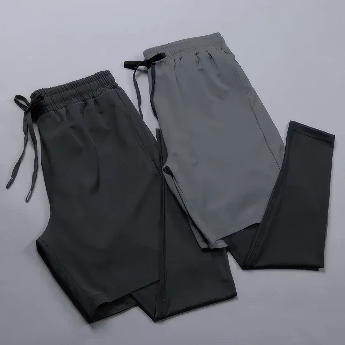 Men's 2-in-1 Long Training Shorts with Compression