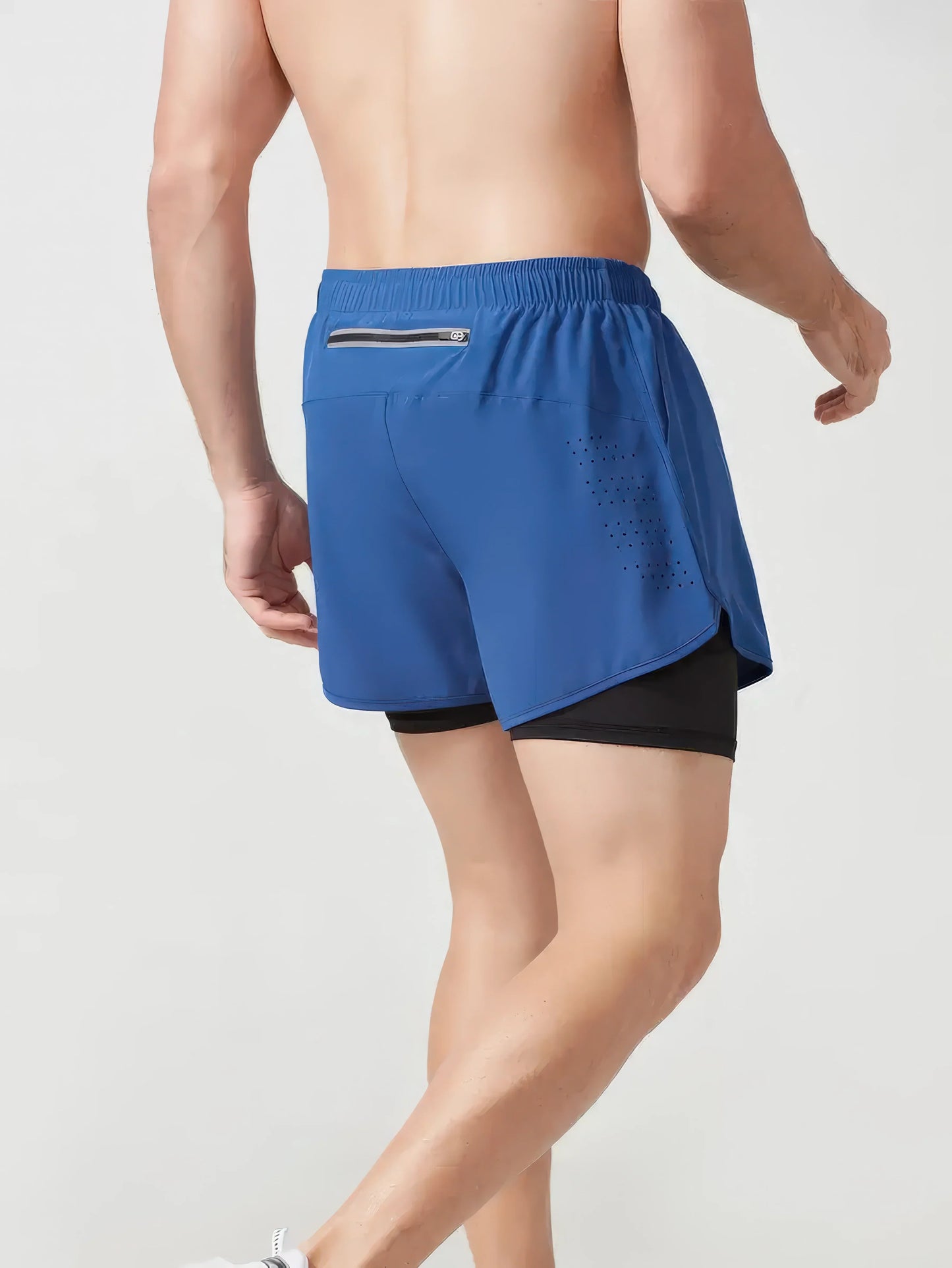 Men's 2-in-1 Quick-Dry Running & Training Shorts
