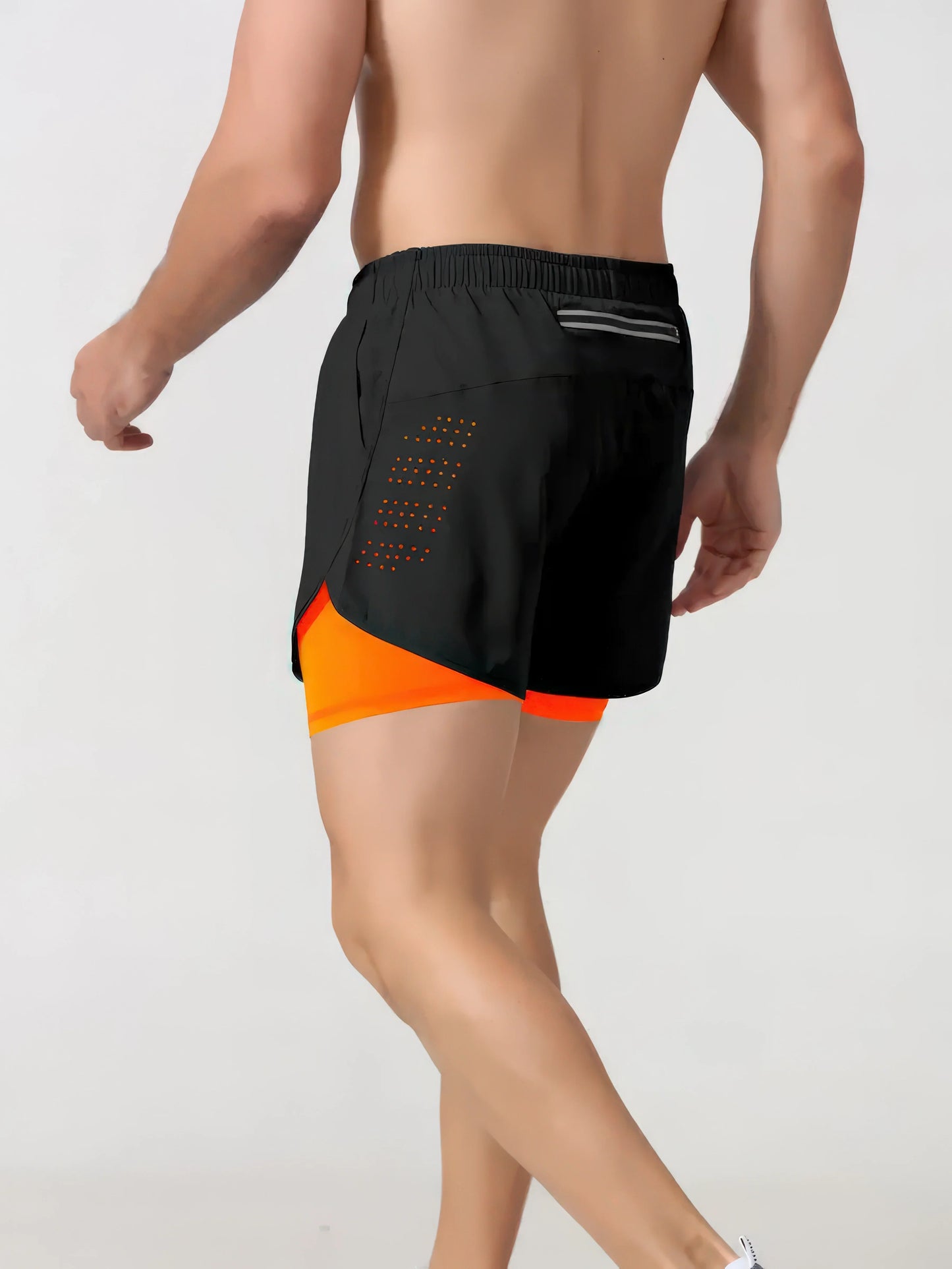 Men's 2-in-1 Quick-Dry Running & Training Shorts
