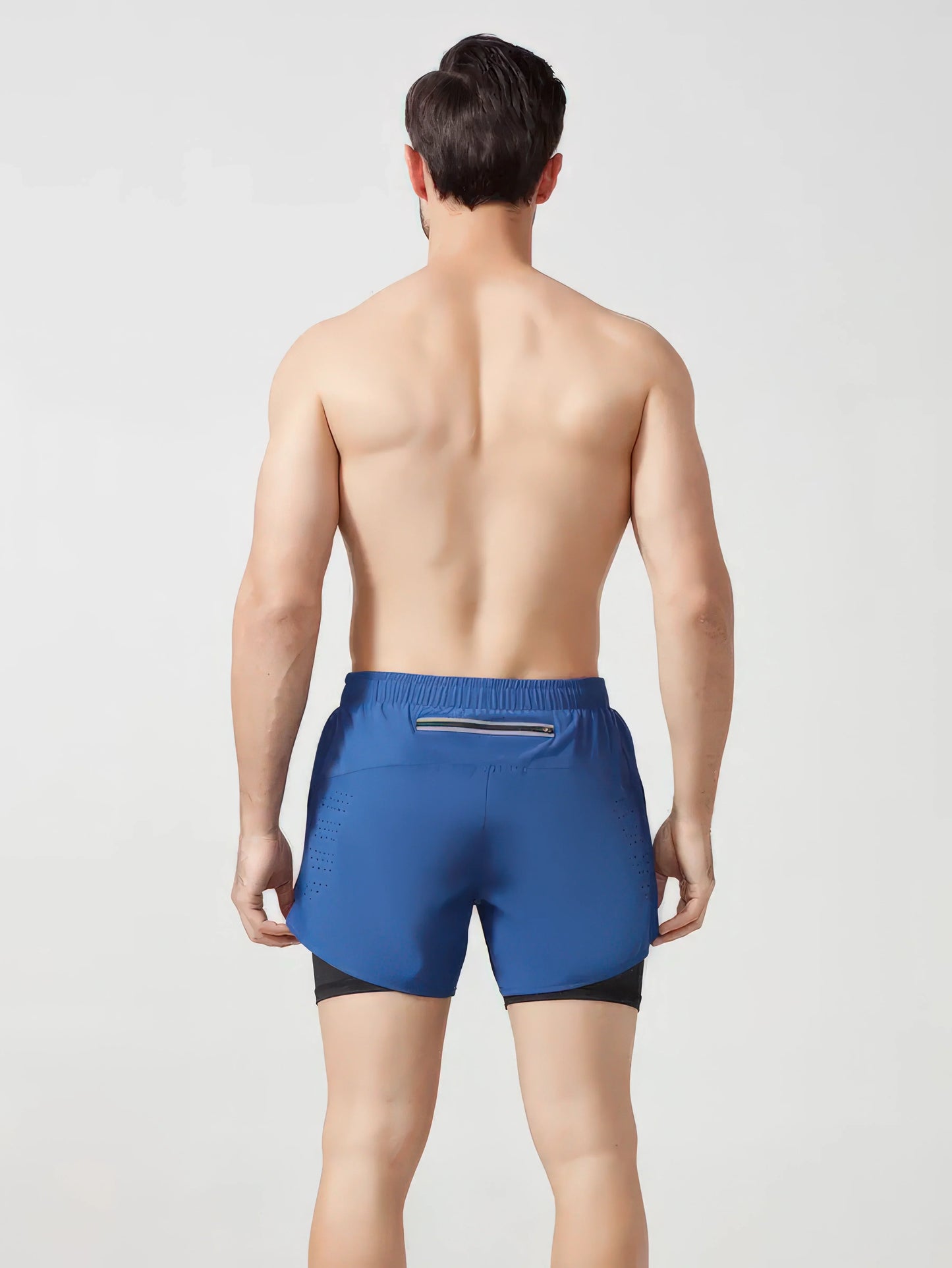 Men's 2-in-1 Quick-Dry Running & Training Shorts