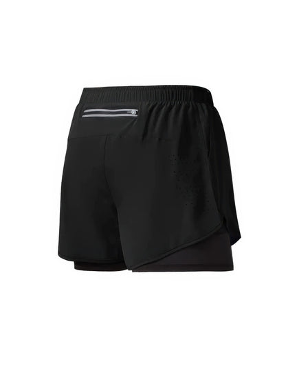 Men's 2-in-1 Quick-Dry Running & Training Shorts