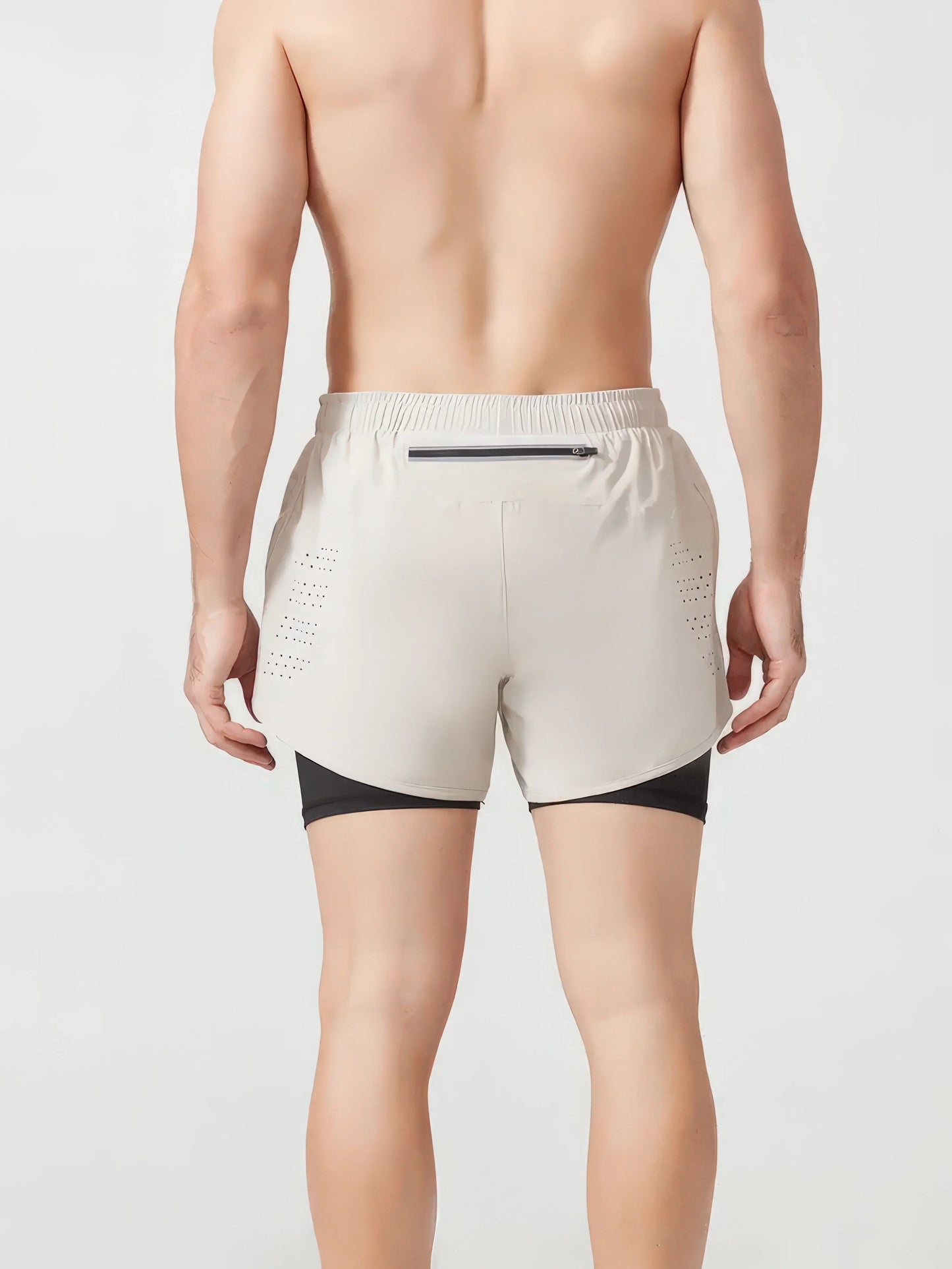 Men's 2-in-1 Quick-Dry Running & Training Shorts