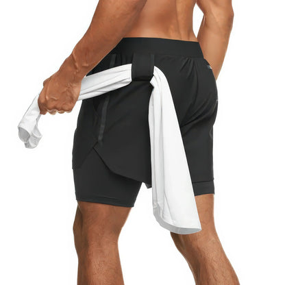 Hybrid Workout Compression-Lined Shorts
