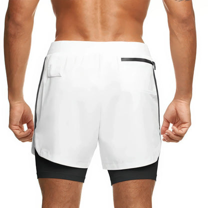 Hybrid Workout Compression-Lined Shorts