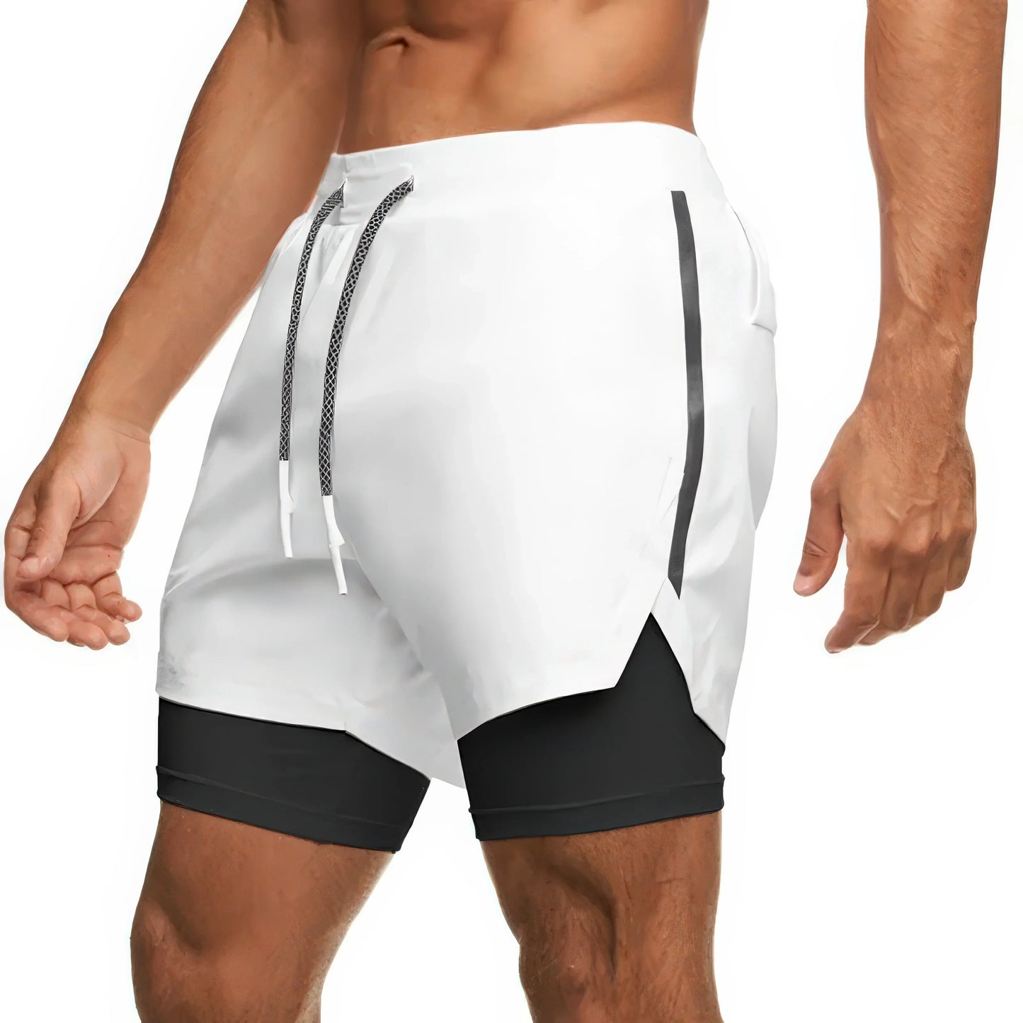 Hybrid Workout Compression-Lined Shorts
