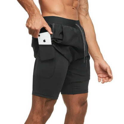 Hybrid Workout Compression-Lined Shorts