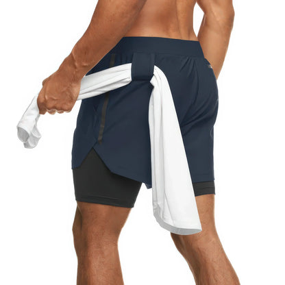 Hybrid Workout Compression-Lined Shorts