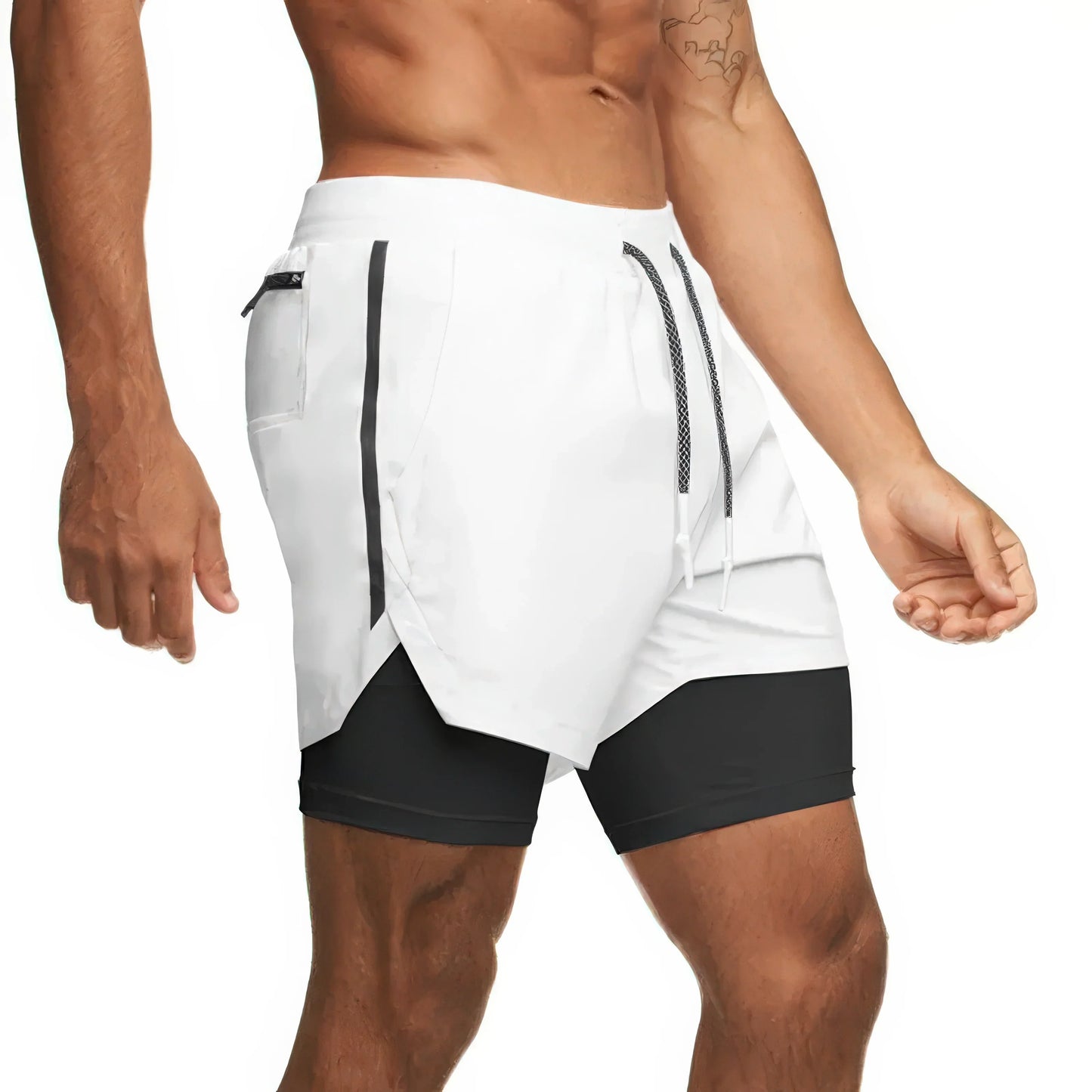 Hybrid Workout Compression-Lined Shorts