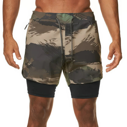 Hybrid Workout Compression-Lined Shorts