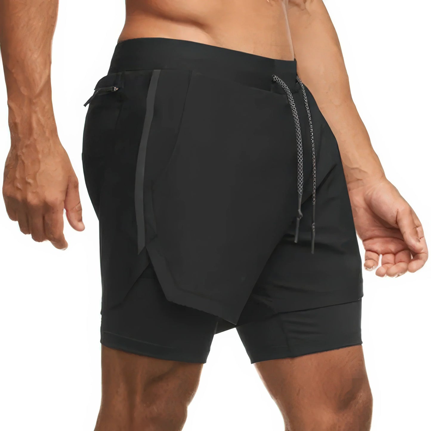 Hybrid Workout Compression-Lined Shorts