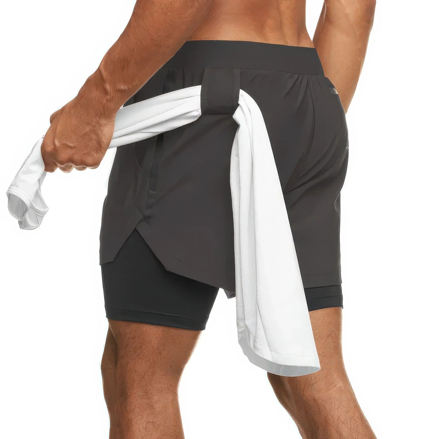 Hybrid Workout Compression-Lined Shorts