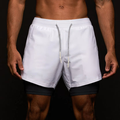 Hybrid Workout Compression-Lined Shorts