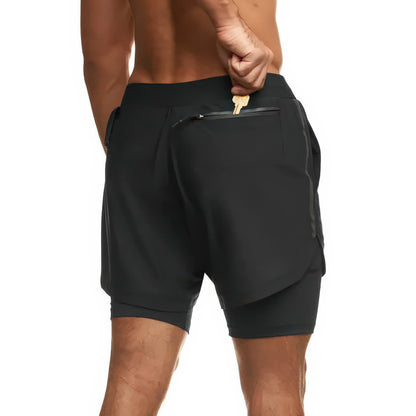 Hybrid Workout Compression-Lined Shorts