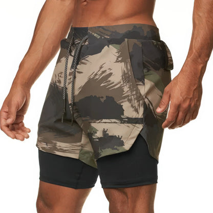 Hybrid Workout Compression-Lined Shorts