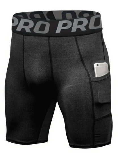 SwiftGuard HIIT & Running Compression Shorts