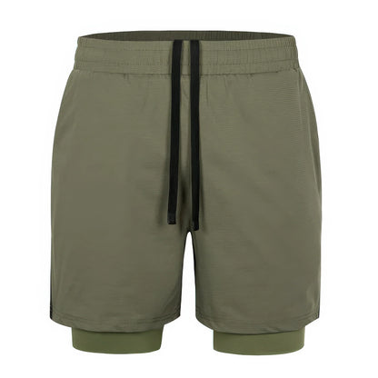 AeroStripe 2-in-1 Liner Workout Shorts