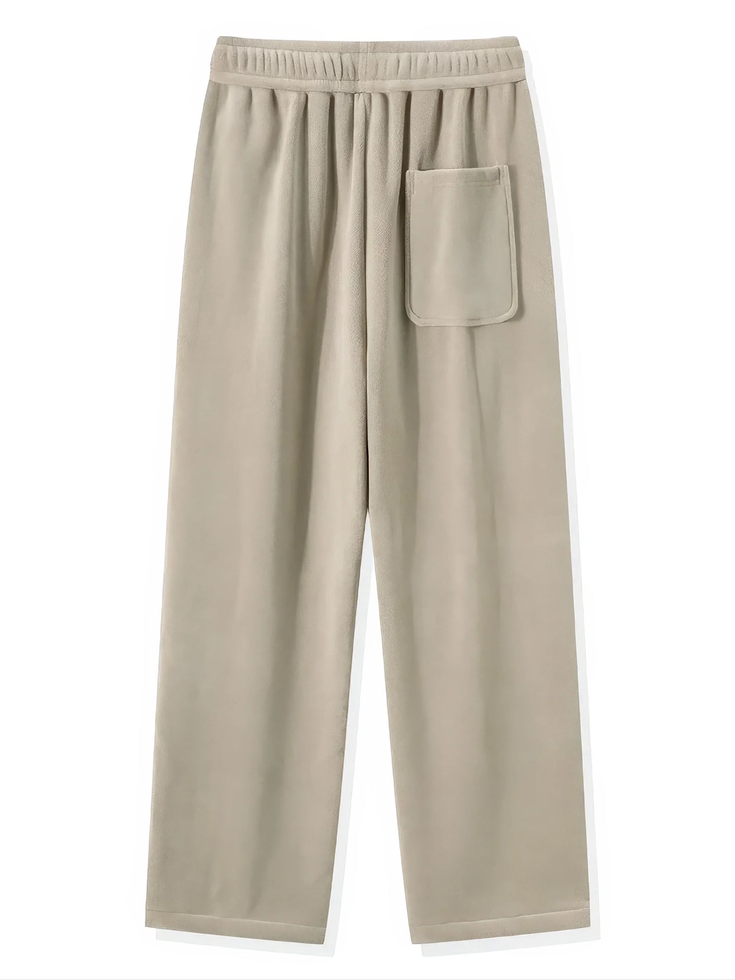 Men's Thermal Wide-Leg Fleece Pants
