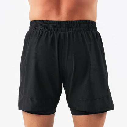 AeroStripe 2-in-1 Liner Workout Shorts