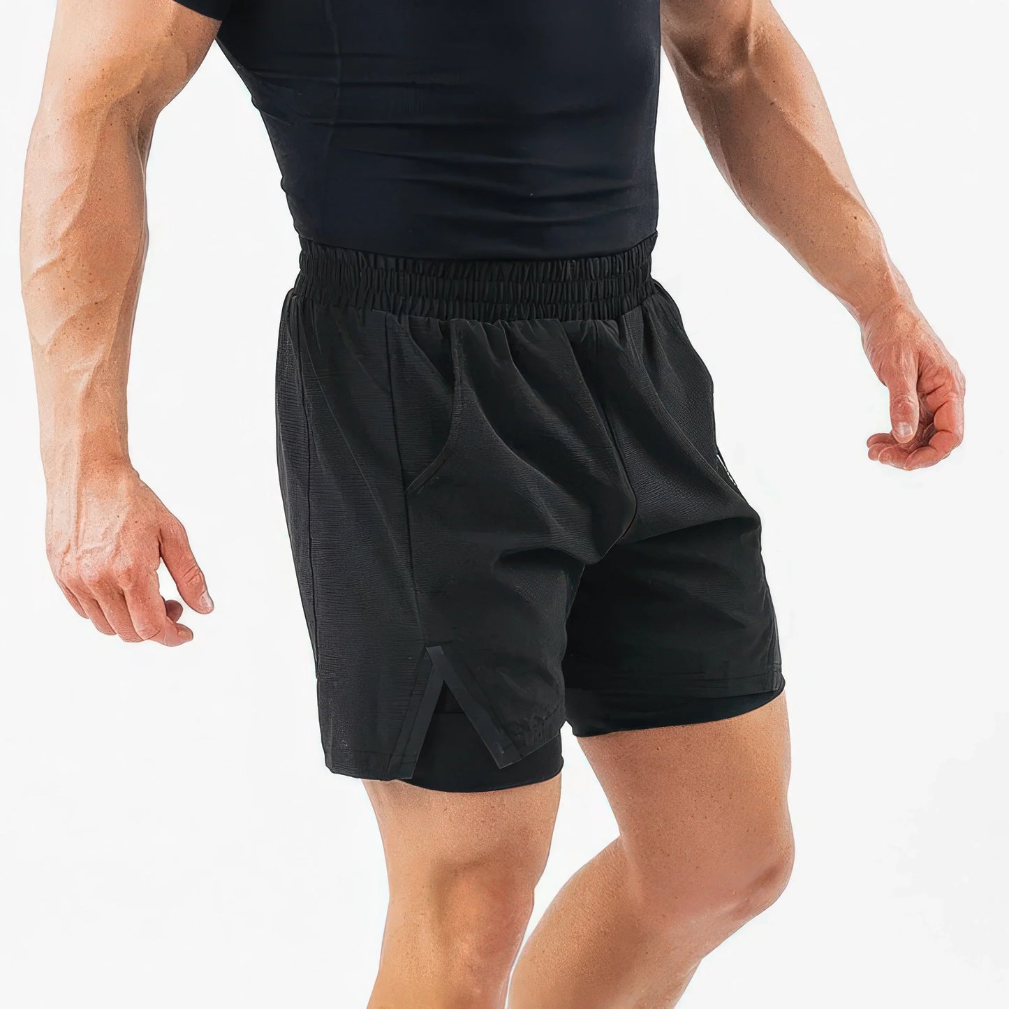 AeroStripe 2-in-1 Liner Workout Shorts