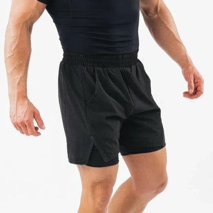 AeroStripe 2-in-1 Liner Workout Shorts