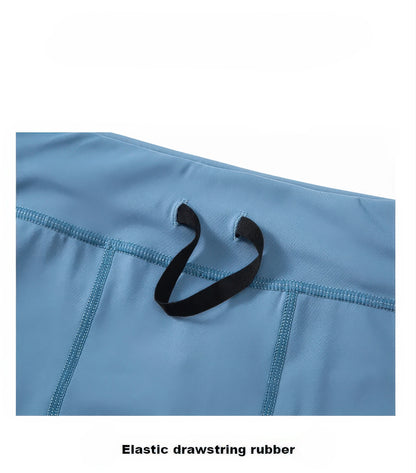 SwiftMove Quick-Dry Men's Compression Workout Shorts