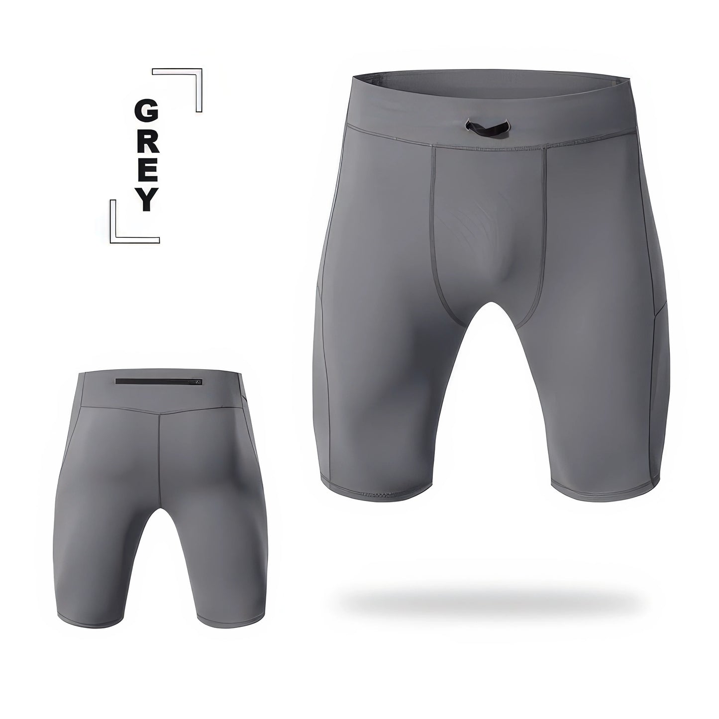 SwiftMove Quick-Dry Men's Compression Workout Shorts