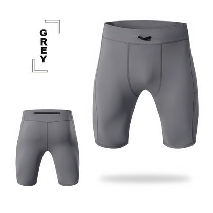 SwiftMove Quick-Dry Men's Compression Workout Shorts