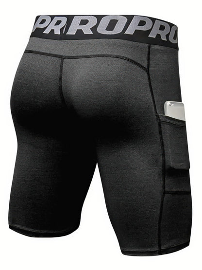 SwiftGuard HIIT & Running Compression Shorts