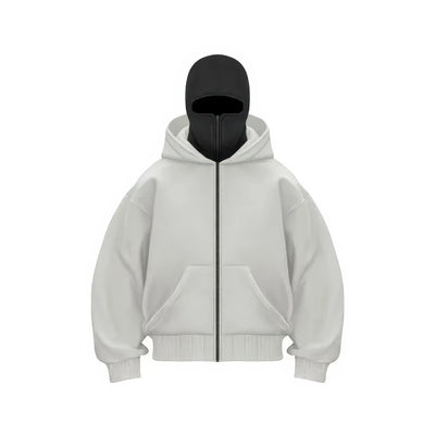 Light Grey with Black Mask