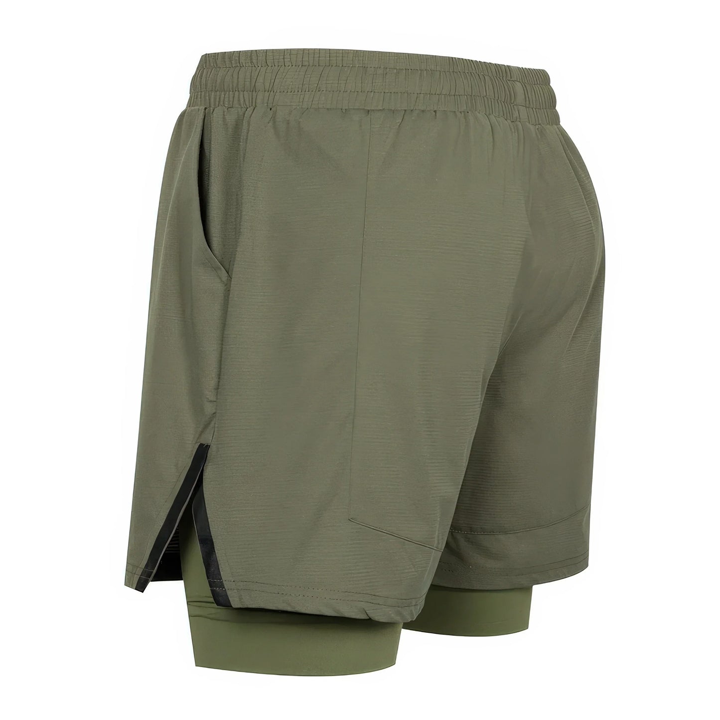 AeroStripe 2-in-1 Liner Workout Shorts