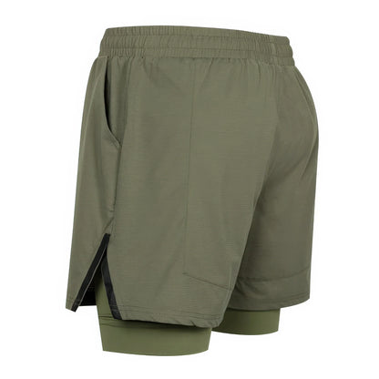 AeroStripe 2-in-1 Liner Workout Shorts