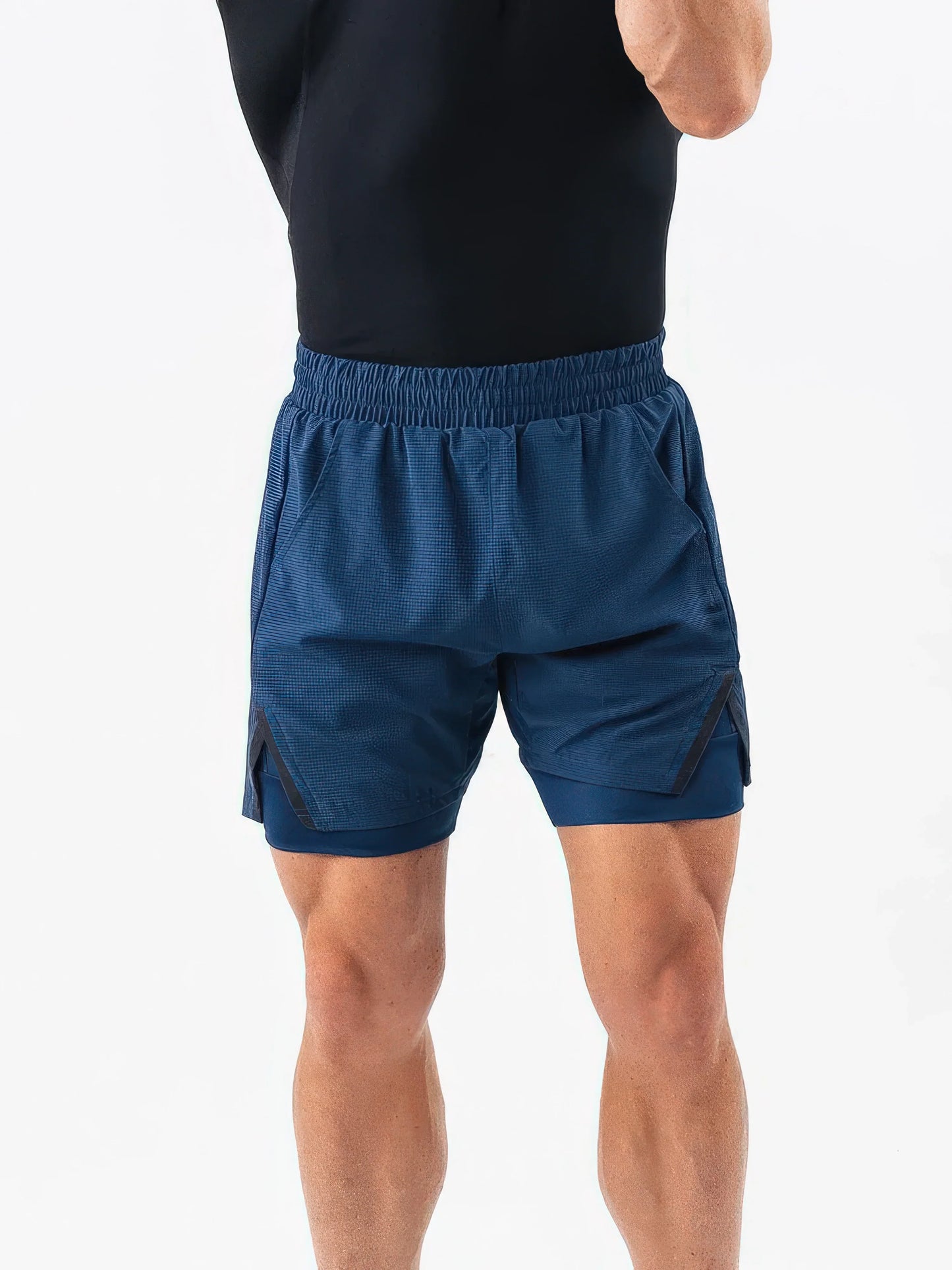 AeroStripe 2-in-1 Liner Workout Shorts
