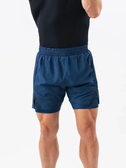 AeroStripe 2-in-1 Liner Workout Shorts
