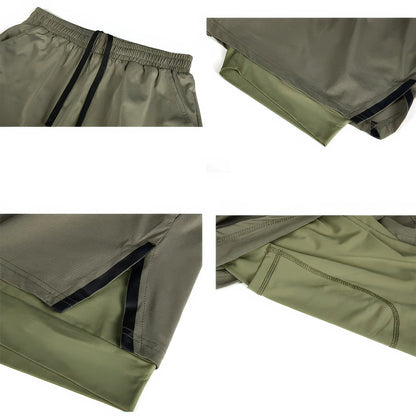 AeroStripe 2-in-1 Liner Workout Shorts