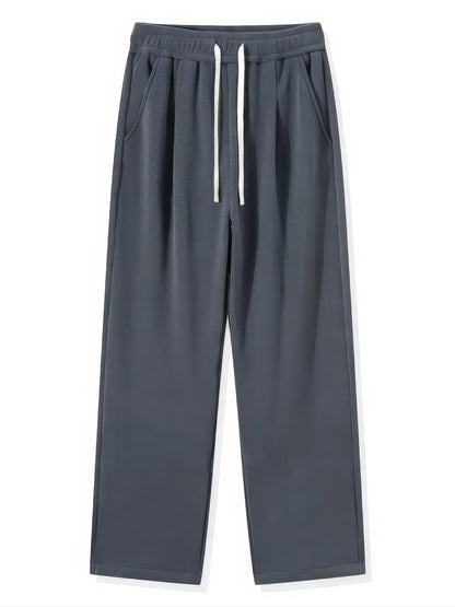 Men's Thermal Wide-Leg Fleece Pants