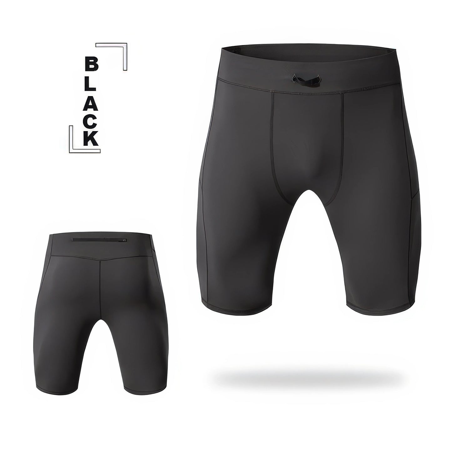 SwiftMove Quick-Dry Men's Compression Workout Shorts