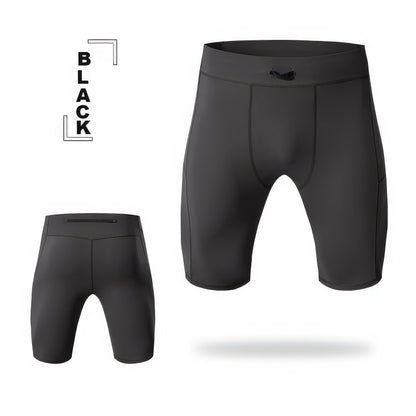 SwiftMove Quick-Dry Men's Compression Workout Shorts