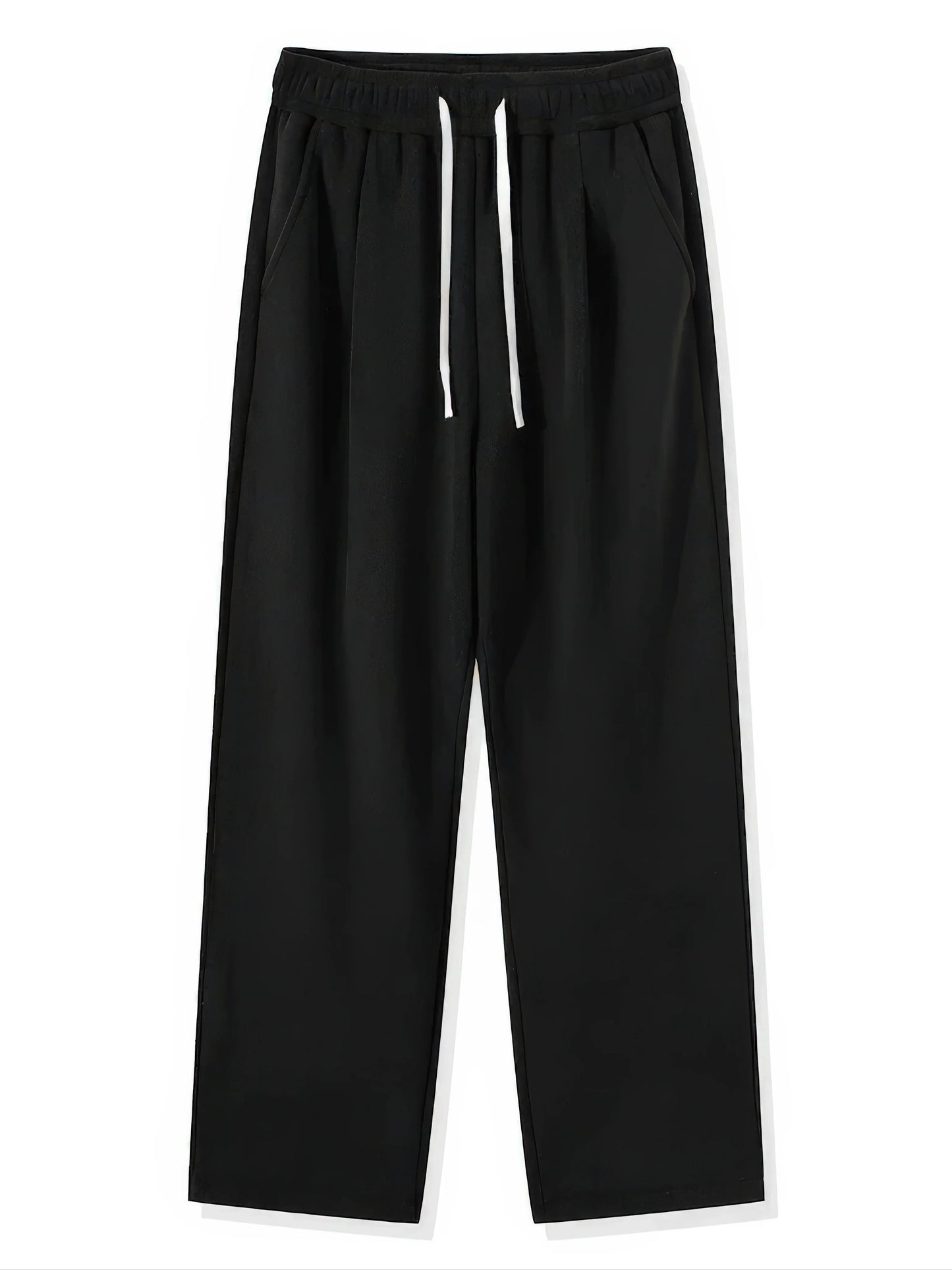 Men's Thermal Wide-Leg Fleece Pants