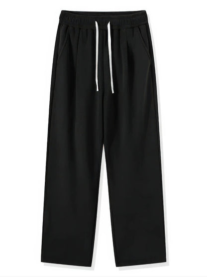 Men's Thermal Wide-Leg Fleece Pants