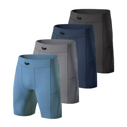 SwiftMove Quick-Dry Men's Compression Workout Shorts