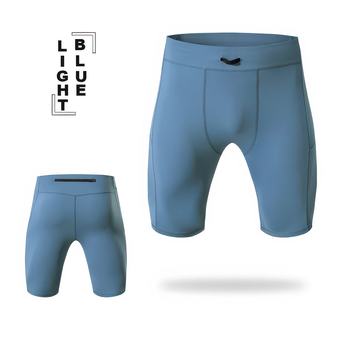 SwiftMove Quick-Dry Men's Compression Workout Shorts