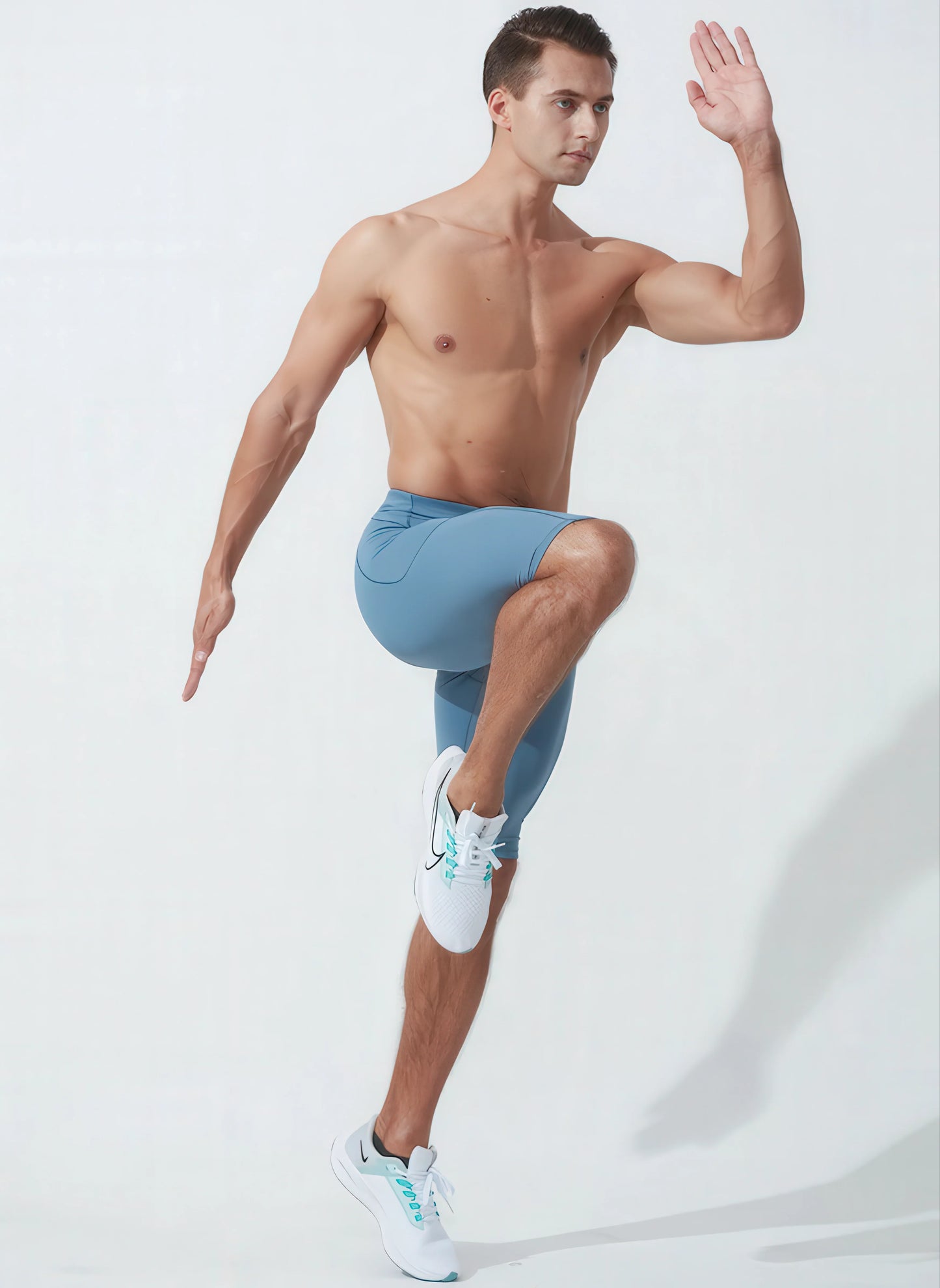 SwiftMove Quick-Dry Men's Compression Workout Shorts