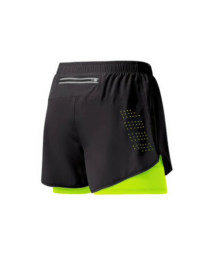 Men's 2-in-1 Quick-Dry Running & Training Shorts