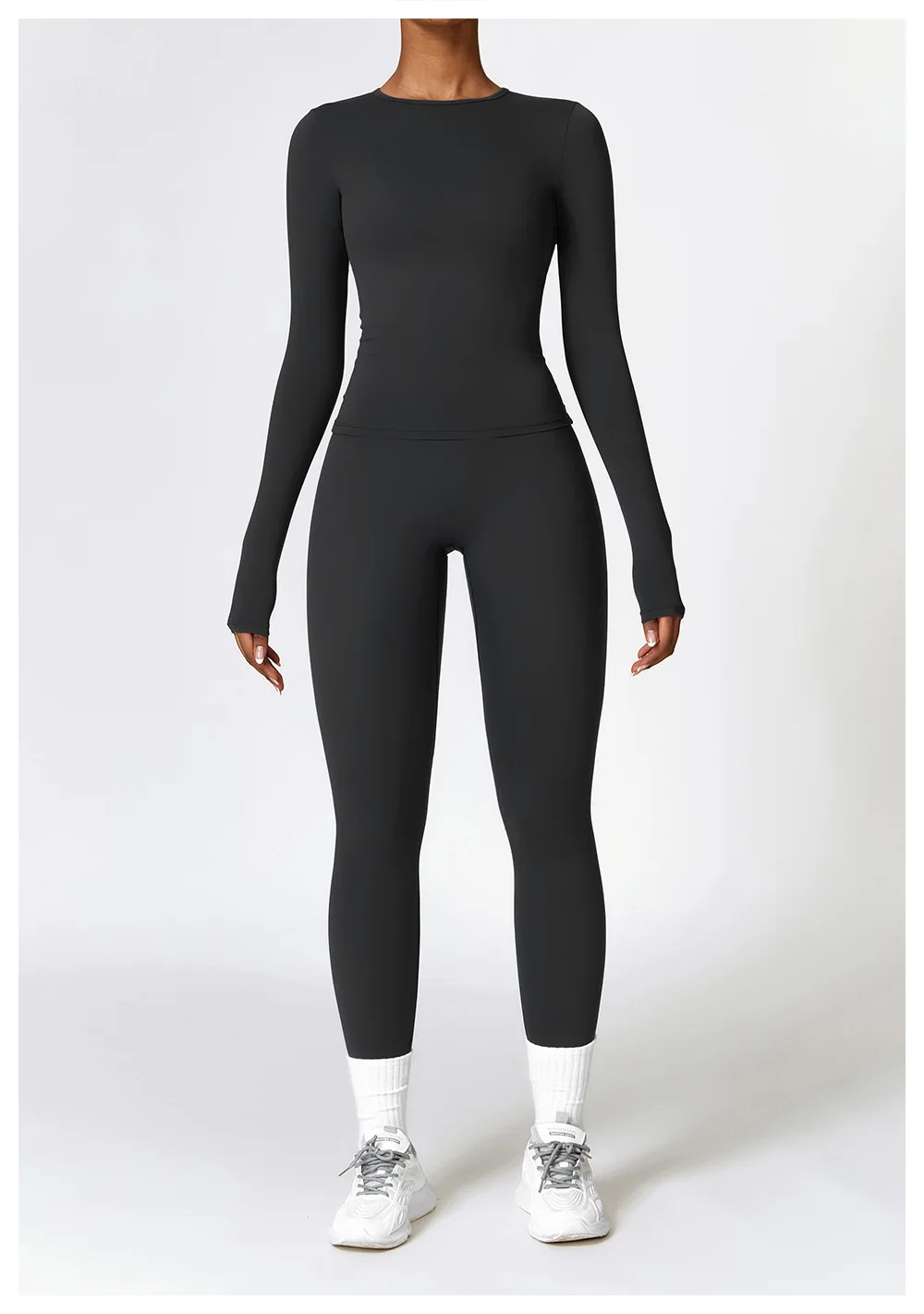 Essential 2-Piece Workout Set (Long Sleeve + Leggings)