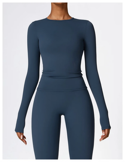 Essential 2-Piece Workout Set (Long Sleeve + Leggings)