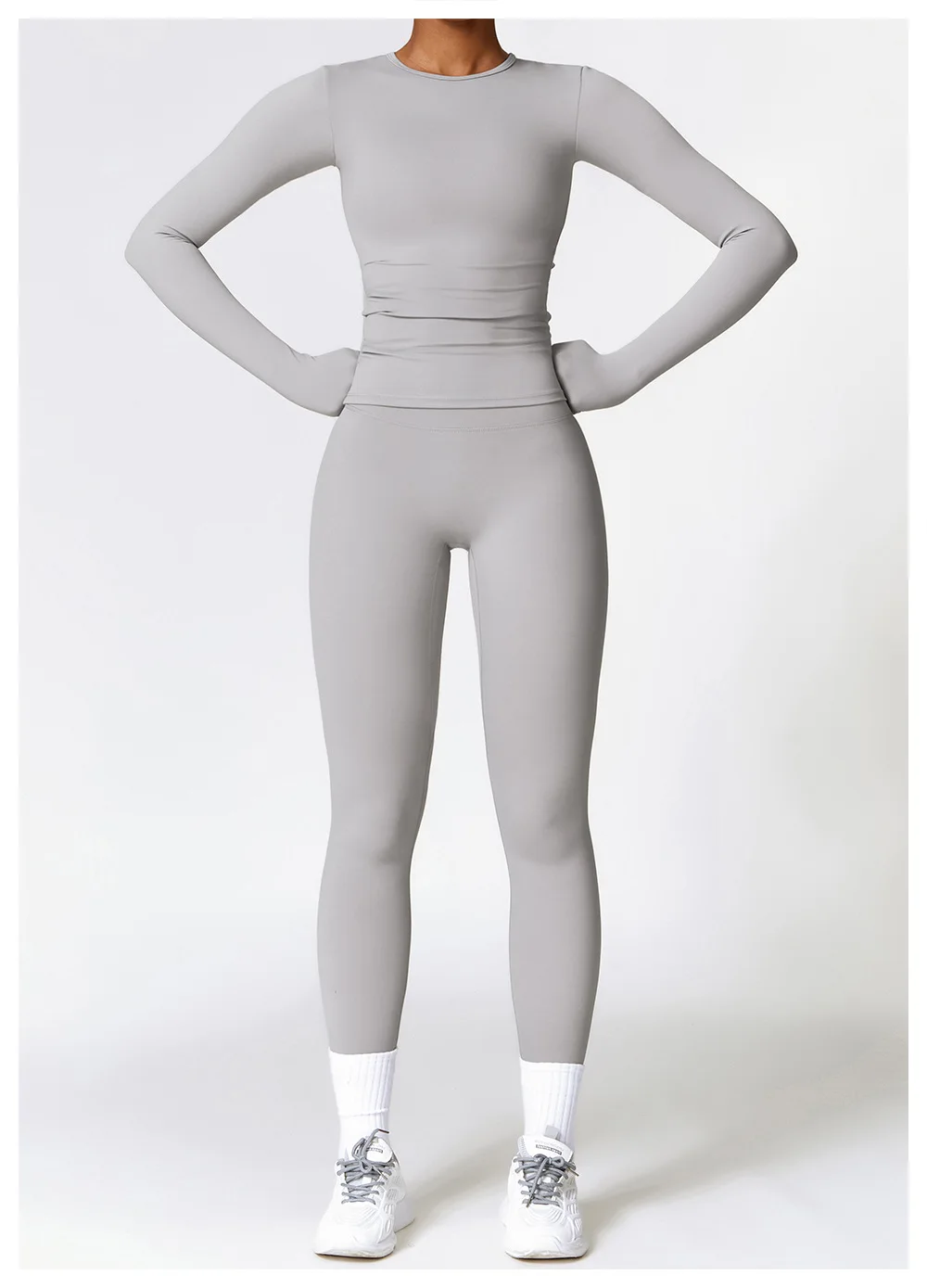 Essential 2-Piece Workout Set (Long Sleeve + Leggings)