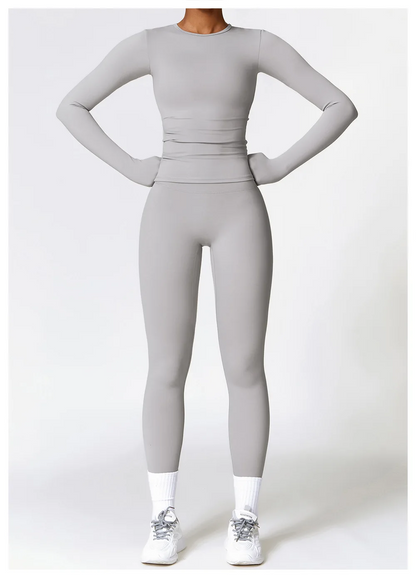 Essential 2-Piece Workout Set (Long Sleeve + Leggings)