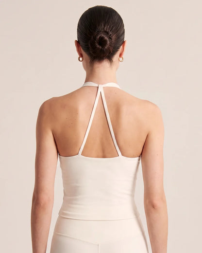 Jade Seamless Y-Back Top