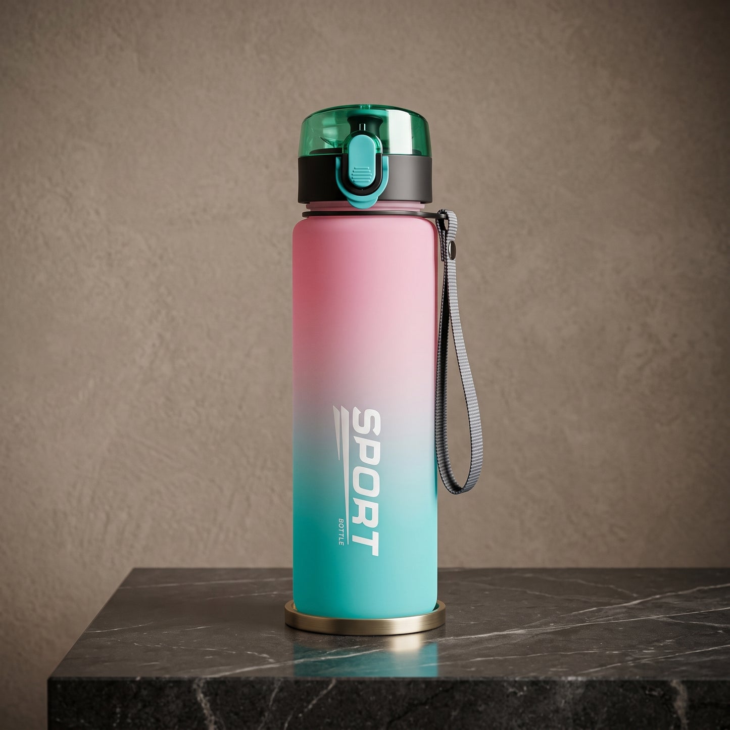 Botella Deportiva Premium Antifugas sin BPA de 400 ml y 560 ml, Botella Reutilizable para Gimnasio, Running, Senderismo, Ciclismo y Uso Diario